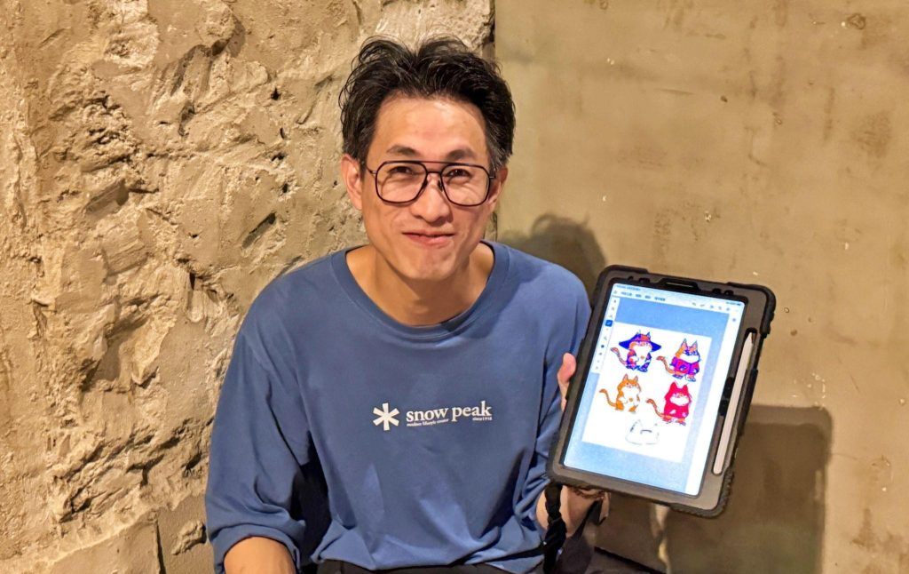 橘貓「李有財」LINE貼圖登場　梁翔渝攜手JUN CHIU承諾提撥30％收益投入浪浪2